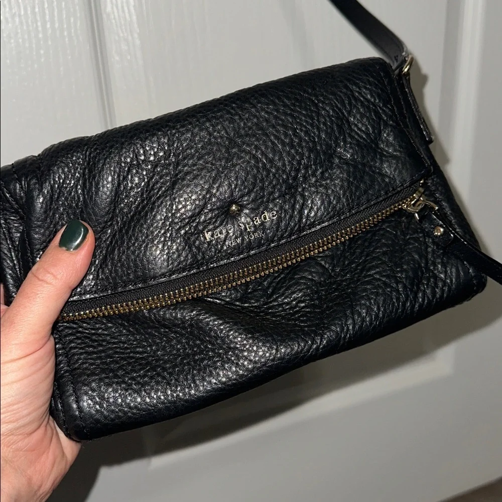 Kate Spade Textured Black Crossbody Bag - Picture 3 of 15